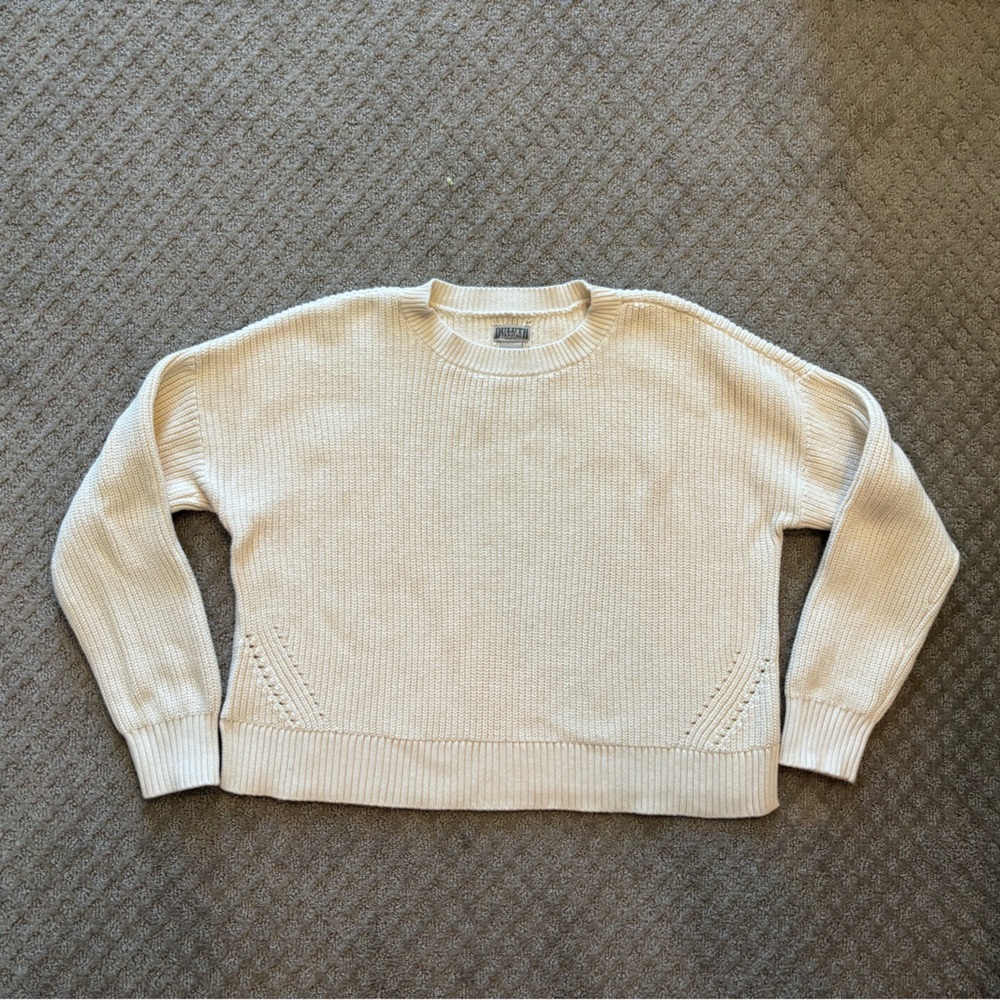 Women's Heritage Shaker Stitch Sweater Cream